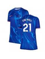 Chelsea Ben Chilwell #21 Domácí Dres pro Dámské 2024-25 Krátký Rukáv